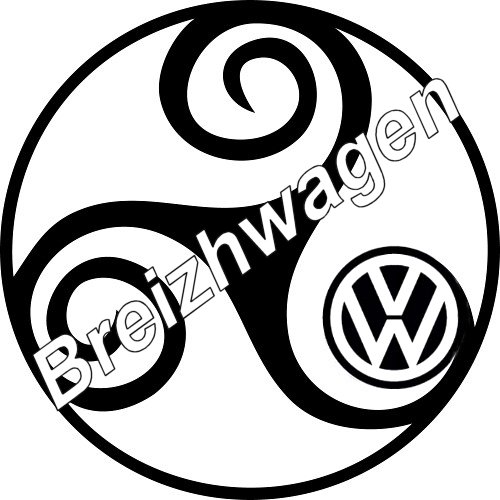 Juste pour essayer avec le logo VW