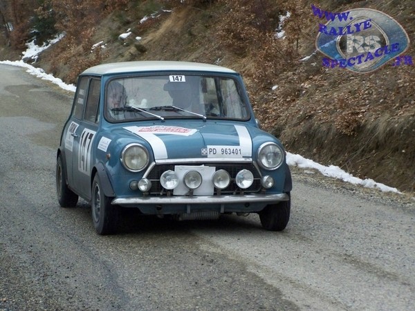 147 CASTRONOVO Andrea ADAMOLI Barbara INNOCENTI MINI COOPER 1300 1973