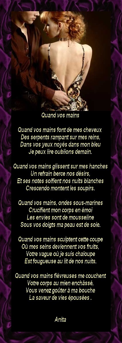 Poemes Erotiques Page