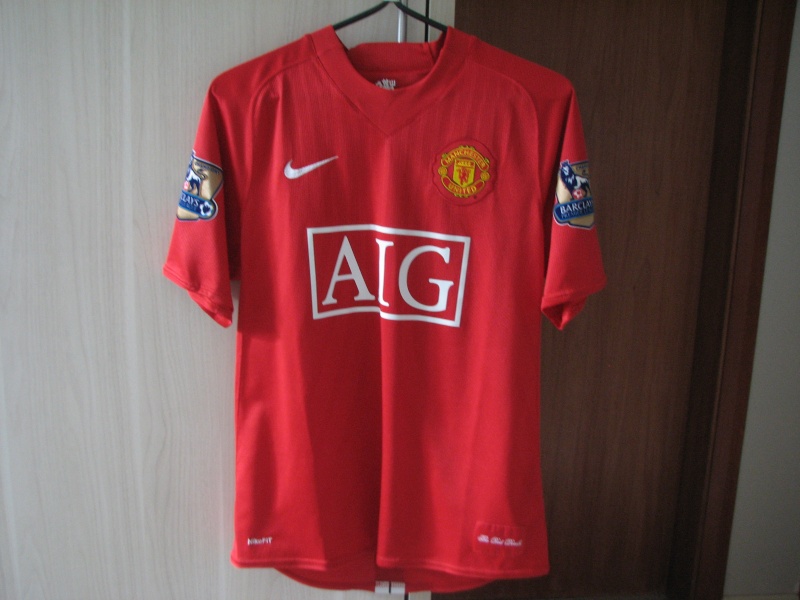 Image result for man utd 2007-08 home kit