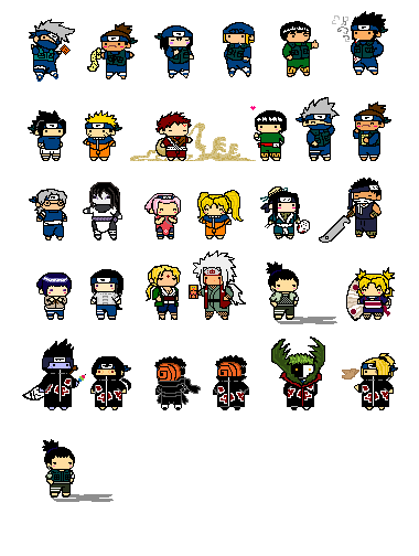 Naruto pixel art | Naruto pixel art, Art, Naruto